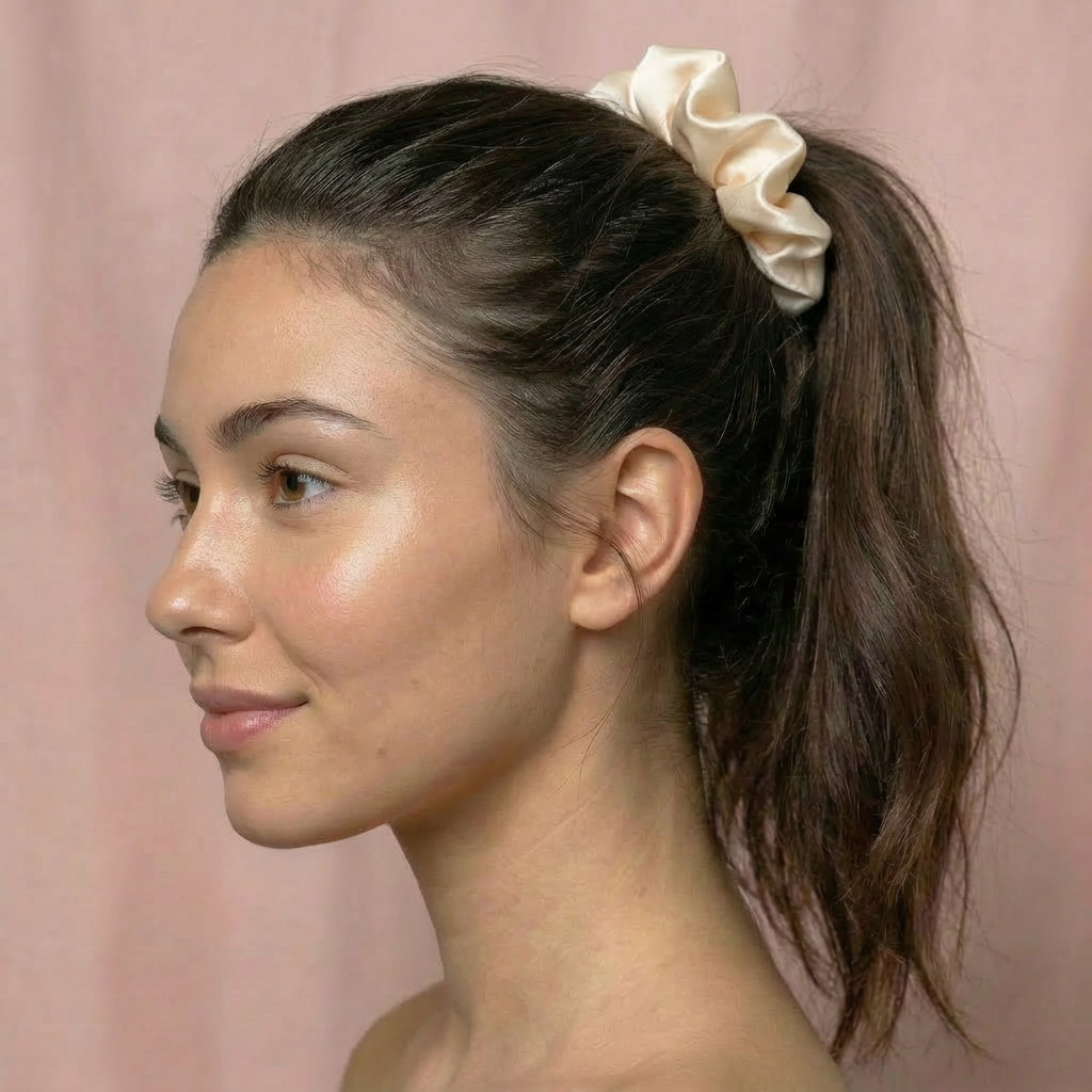 Mulberry Silk Scrunchie - MUHLI