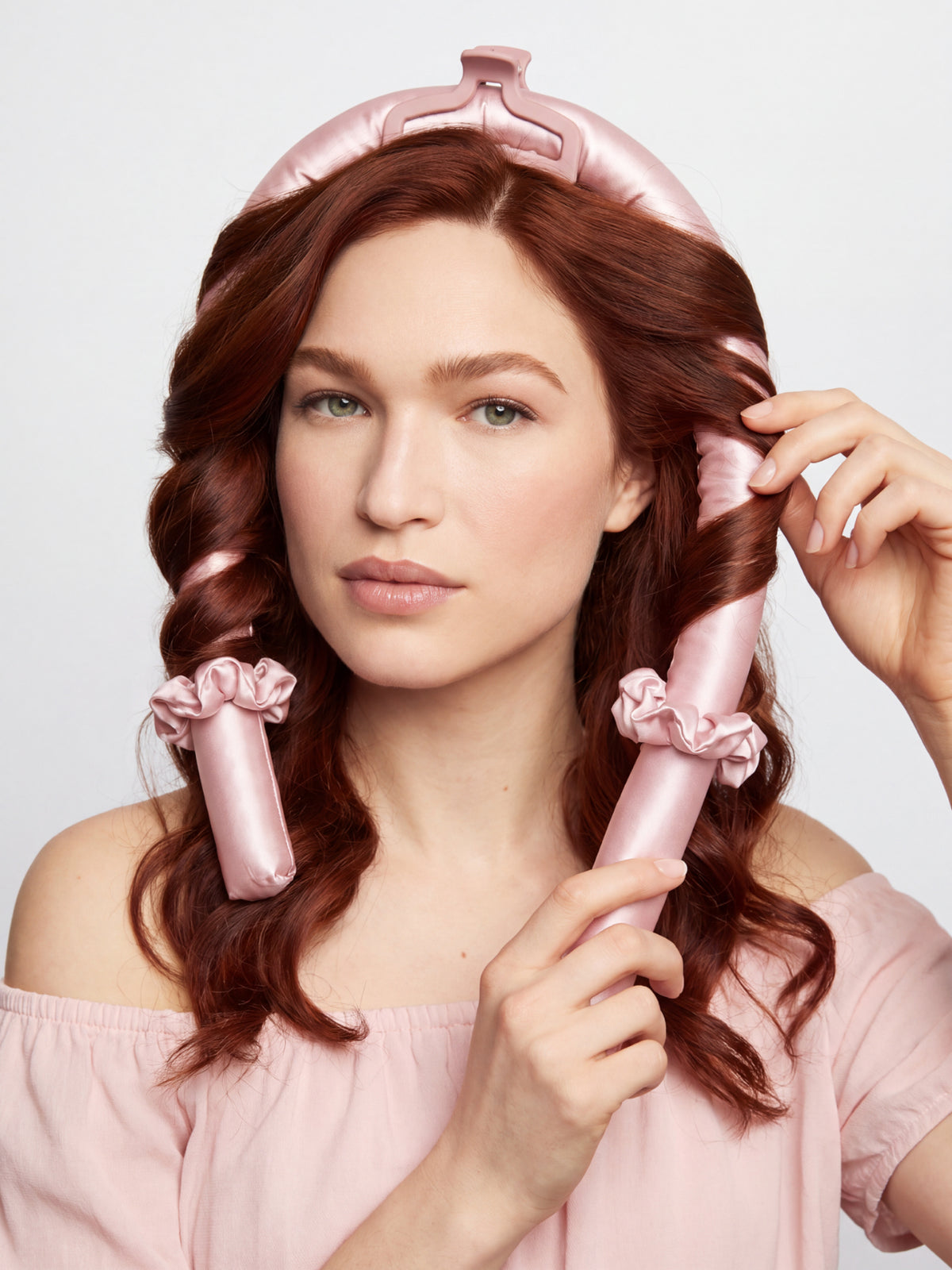 MUHLI Mulberry Silk Heatless Curl Set