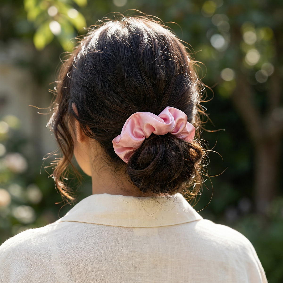 Mulberry Silk Scrunchie - MUHLI